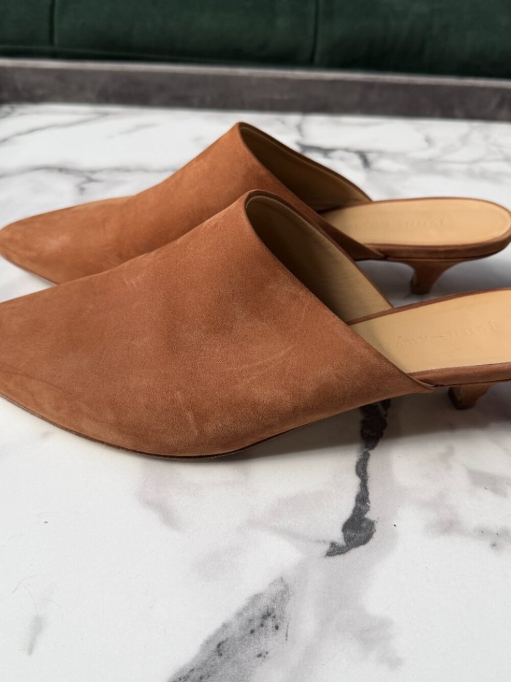 Jenni Kayne Walnut Oiled Leather Mules Size 41 - Picture 7 of 12